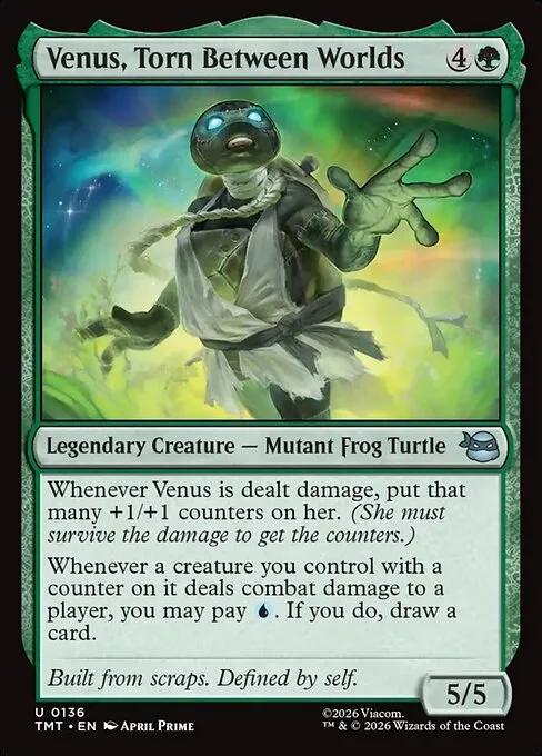Venus, Torn Between Worlds · Teenage Mutant Ninja Turtles 136/320