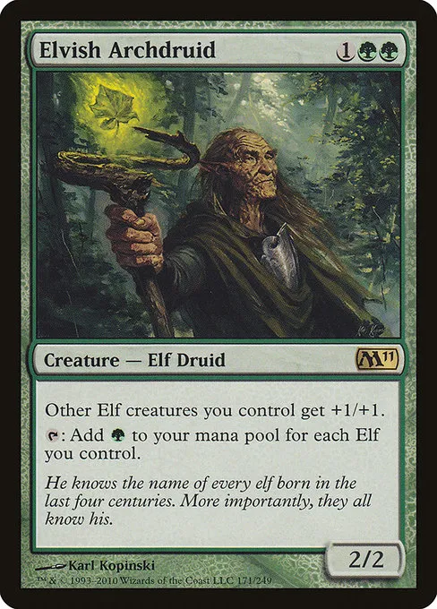 Elvish Archdruid · Magic 2011 171/249