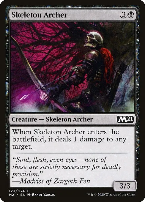 Skeleton Archer · Core Set 2021 123/397