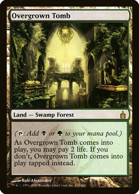 Overgrown Tomb · Ravnica: City of Guilds 279/306