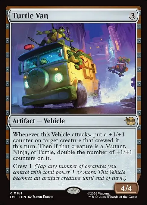 Turtle Van · Teenage Mutant Ninja Turtles 181/320