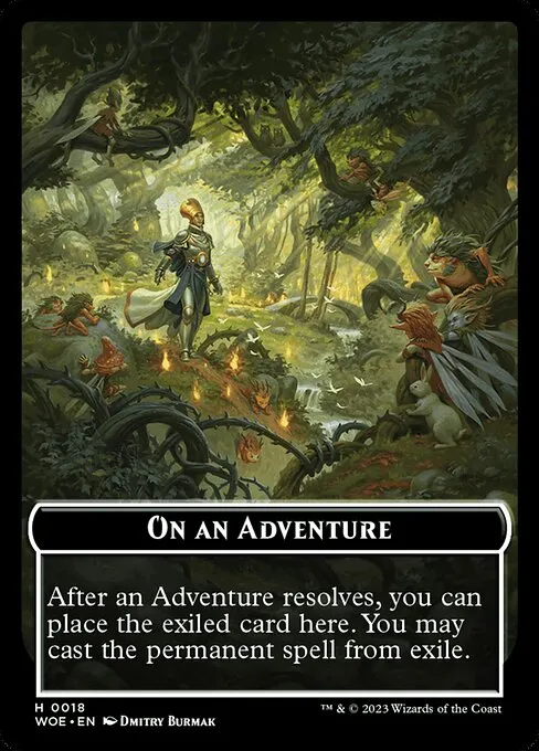 On an Adventure · Wilds of Eldraine Tokens 18/18