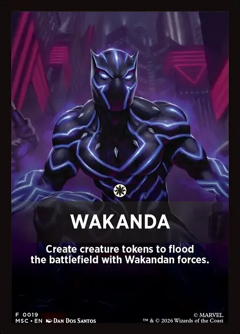Wakanda · Marvel Super Heroes Jumpstart Front Cards 19/61