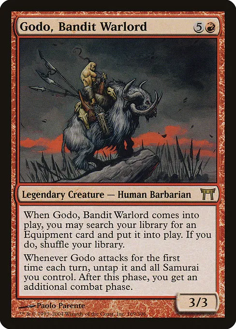 Godo, Bandit Warlord · Champions of Kamigawa 169/307