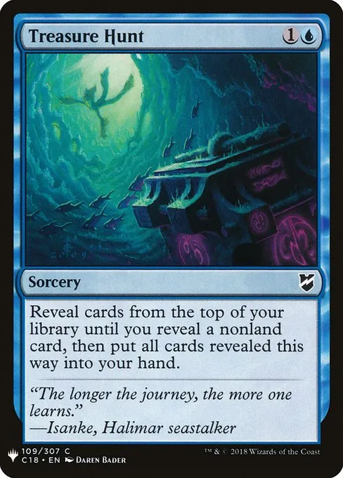 Treasure Hunt · The List C18-109/5050