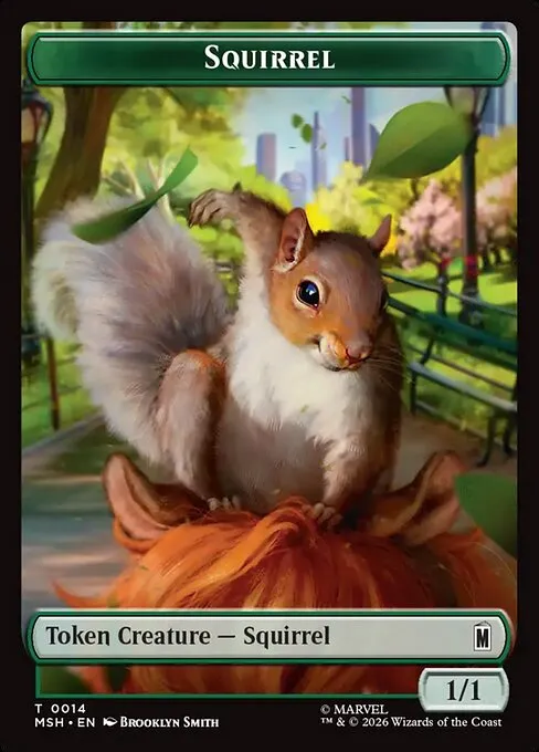 Squirrel · Marvel Super Heroes Tokens 14
