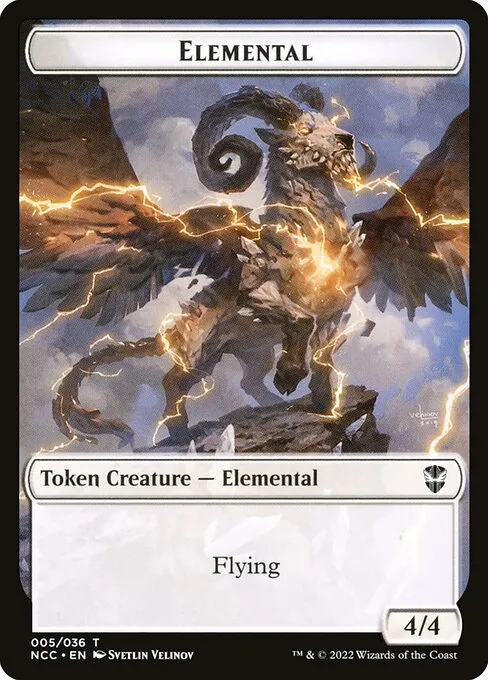 Elemental · New Capenna Commander Tokens 5/36
