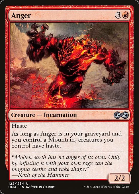 Anger · Ultimate Masters 122/254