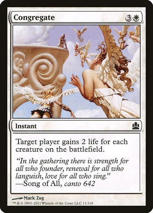 Congregate · Commander 2011 11/318