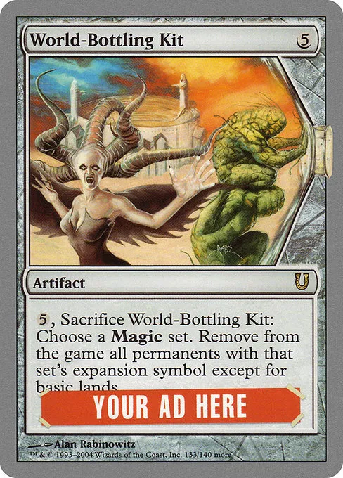 World-Bottling Kit · Unhinged 133/168