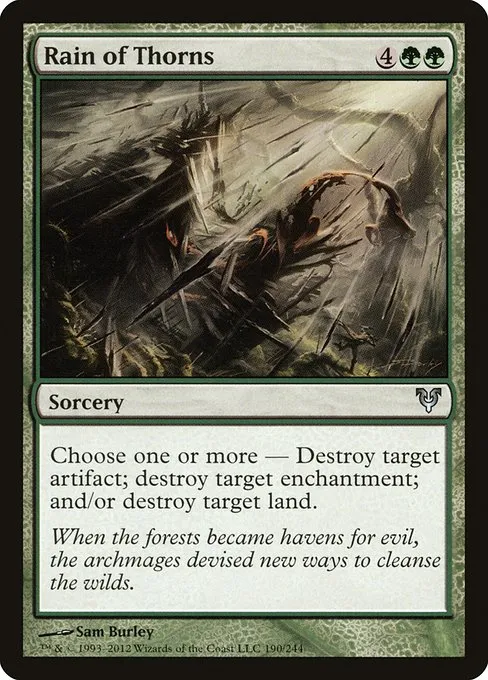 Rain of Thorns · Avacyn Restored 190/244