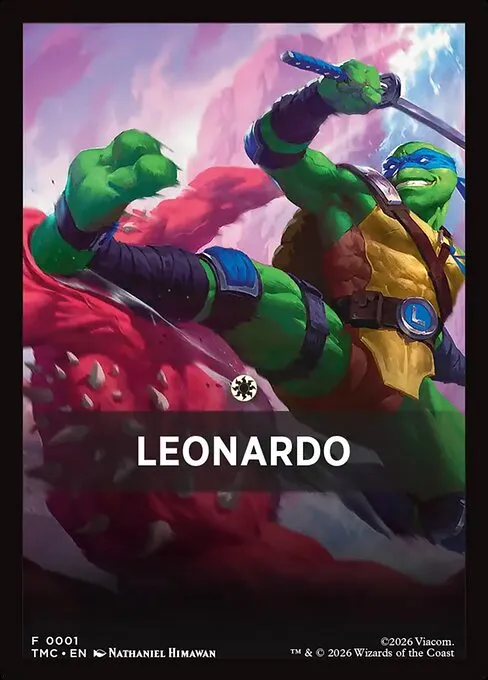 Leonardo · Teenage Mutant Ninja Turtles Eternal Front Cards 1/5