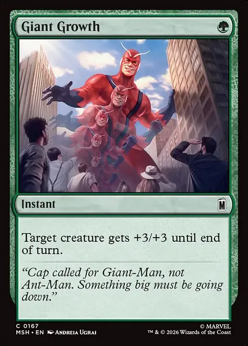 Giant Growth · Marvel Super Heroes 167/24