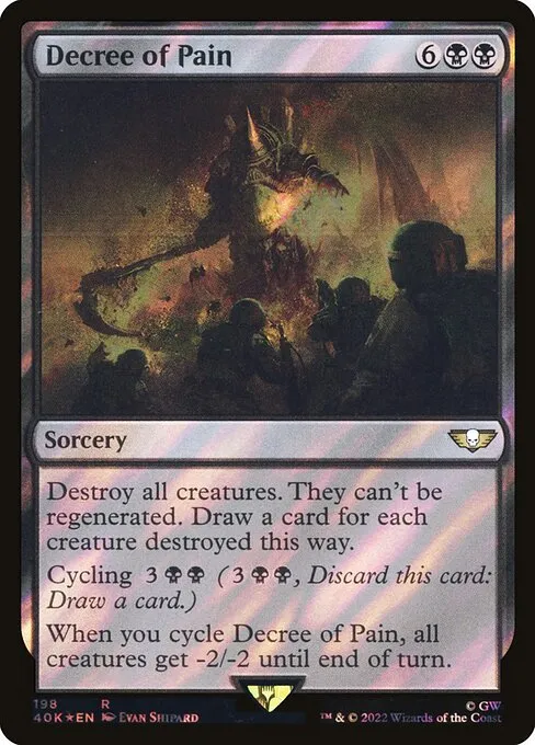 Decree of Pain · Warhammer 40,000 Commander 198★/617