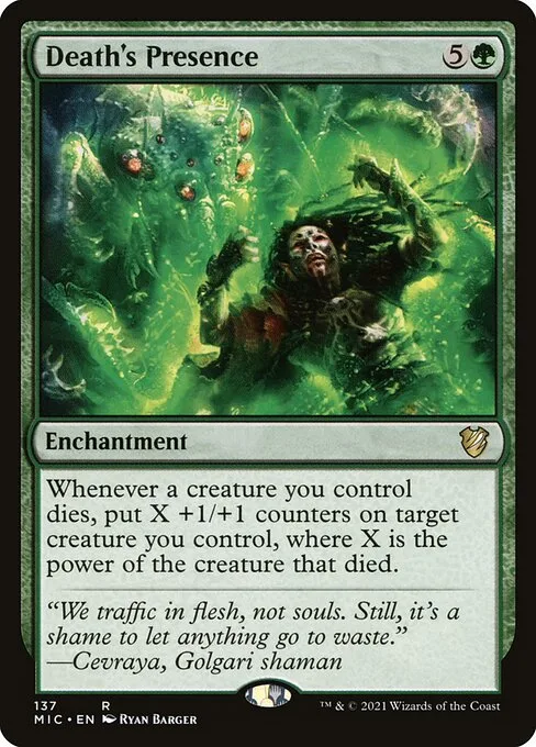 Death's Presence · Midnight Hunt Commander 137/187