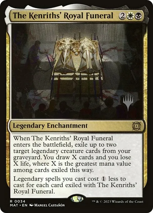 The Kenriths' Royal Funeral · March of the Machine: The Aftermath Promos 34p/8