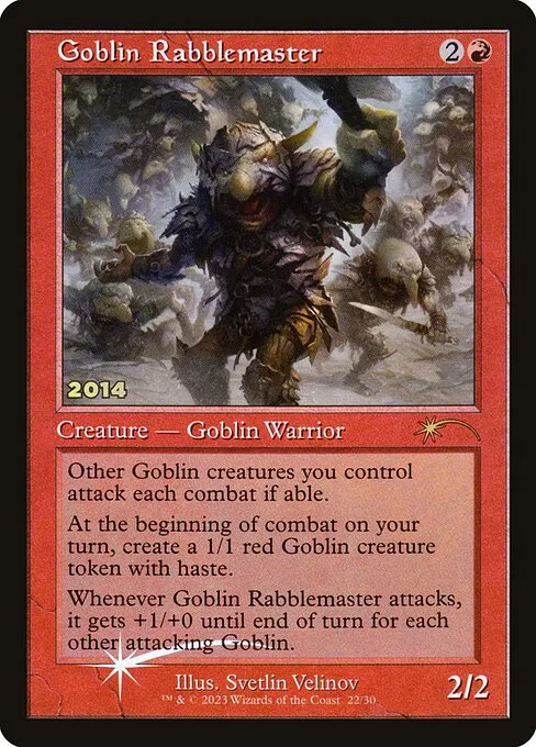 Goblin Rabblemaster · 30th Anniversary Play Promos 22/30
