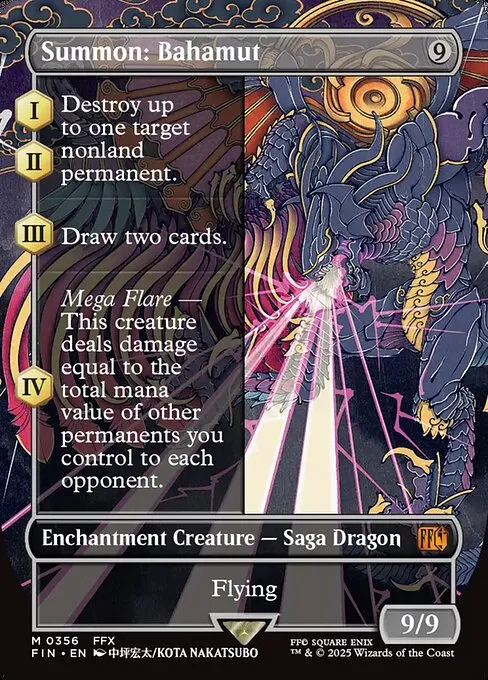 Summon: Bahamut · Final Fantasy 356/599