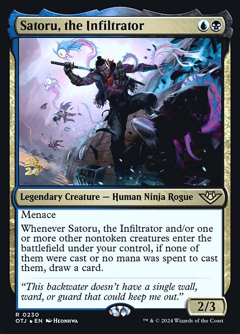 Satoru, the Infiltrator · Outlaws of Thunder Junction Promos 230s/160
