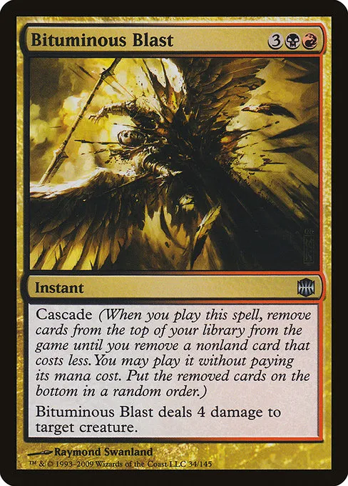 Bituminous Blast · Alara Reborn 34/145