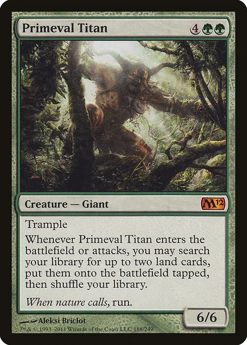 Primeval Titan · Magic 2012 188/249