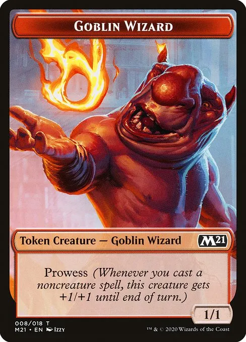 Goblin Wizard · Core Set 2021 Tokens 8/20