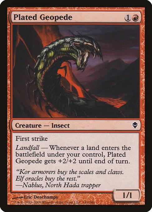 Plated Geopede · Zendikar 141/269