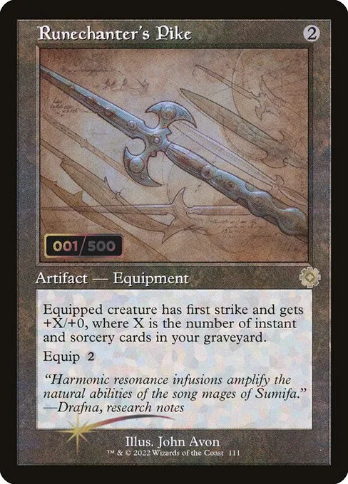 Runechanter's Pike · The Brothers' War Retro Artifacts 111z/189
