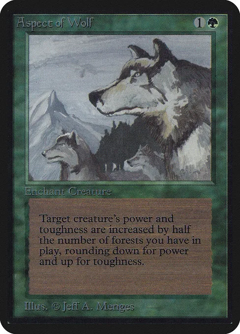 Aspect of Wolf · Limited Edition Alpha 184/295