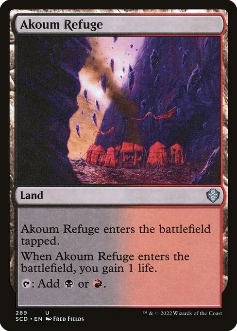 Akoum Refuge · Starter Commander Decks 289/352