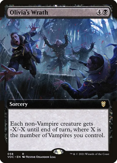 Olivia's Wrath · Crimson Vow Commander 58/188