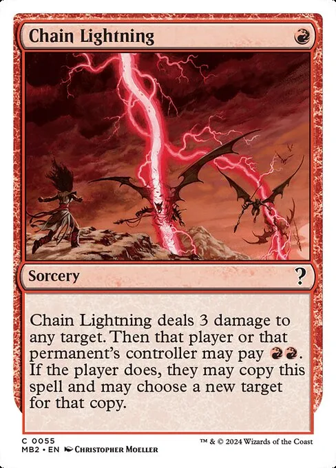 Chain Lightning · Mystery Booster 2 55/385