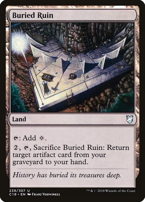Buried Ruin · Commander 2018 239/307