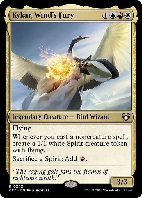 Kykar, Wind's Fury · Commander Masters 343/1067