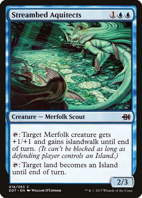 Streambed Aquitects · Duel Decks: Merfolk vs. Goblins 18/63
