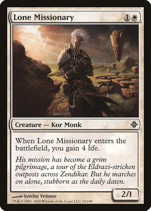 Lone Missionary · Rise of the Eldrazi 34/248