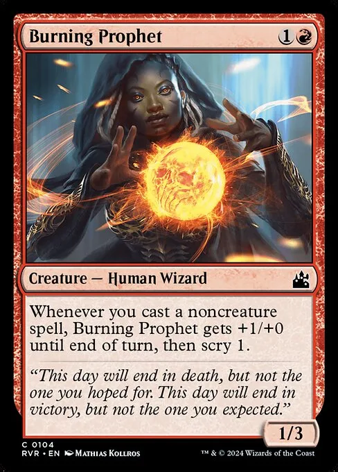 Burning Prophet · Ravnica Remastered 104/531