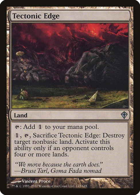 Tectonic Edge · Worldwake 145/145