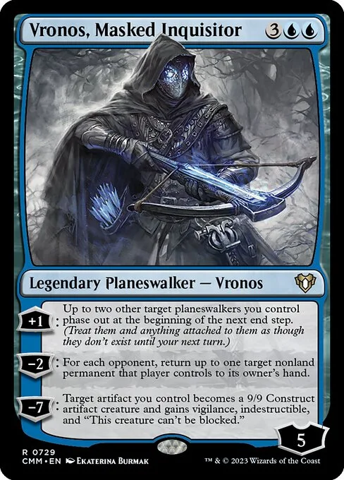 Vronos, Masked Inquisitor · Commander Masters 729/1067