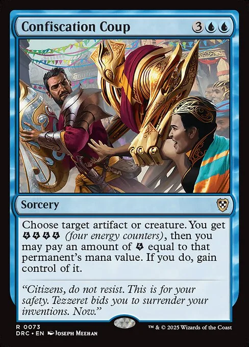 Confiscation Coup · Aetherdrift Commander 73/184