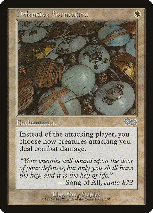 Defensive Formation · Urza's Saga 9/357