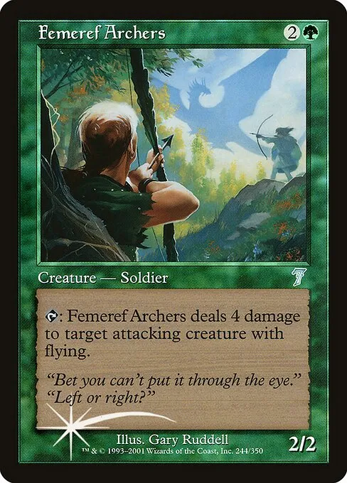 Femeref Archers · Seventh Edition 244★/708