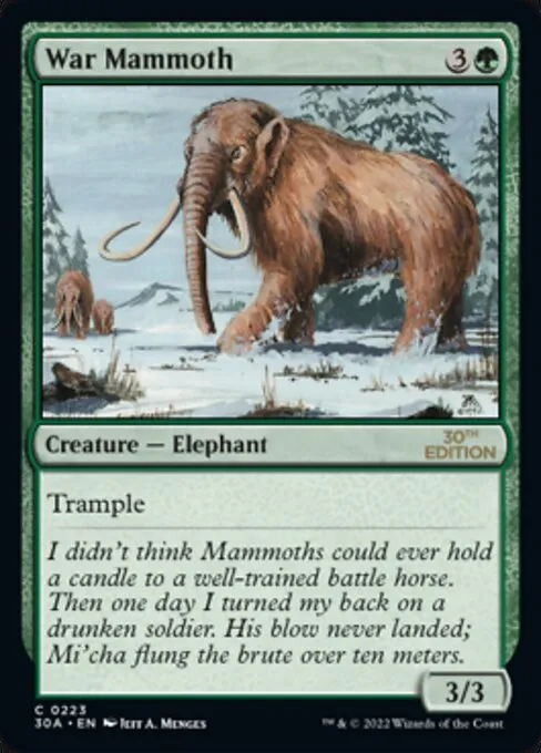 War Mammoth · 30th Anniversary Edition 223/594