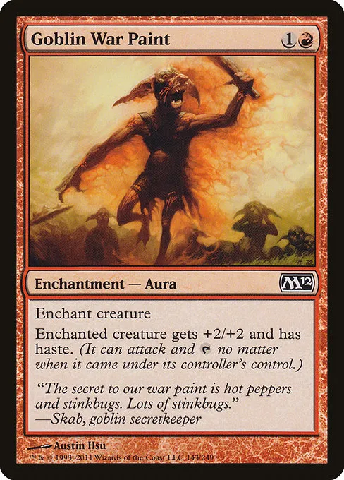 Goblin War Paint · Magic 2012 143/249