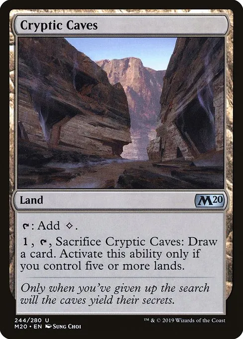 Cryptic Caves · Core Set 2020 244/346