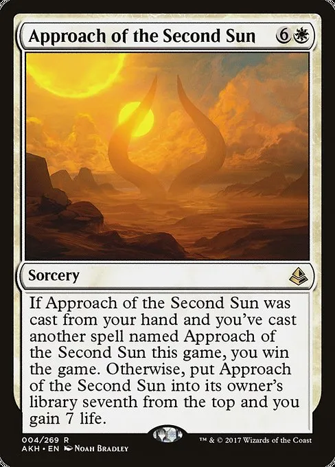 Approach of the Second Sun · Amonkhet 4/287
