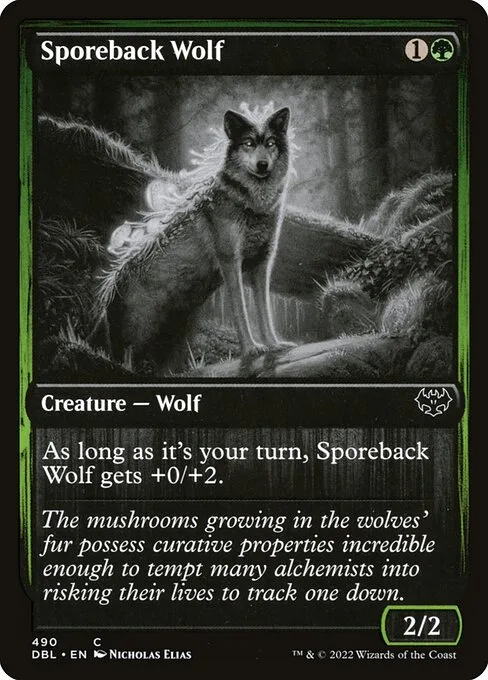 Sporeback Wolf · Innistrad: Double Feature 490/535