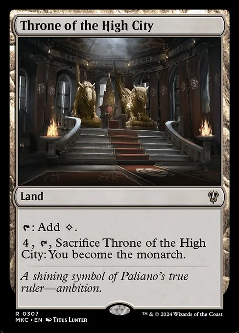 Throne of the High City · Murders at Karlov Manor Commander 307/358