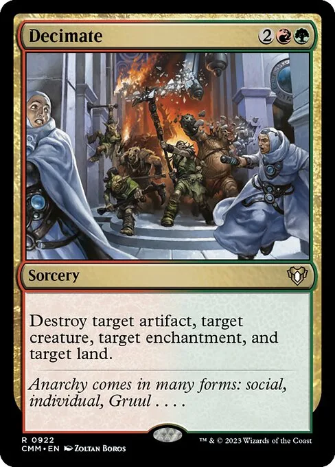 Decimate · Commander Masters 922/1067