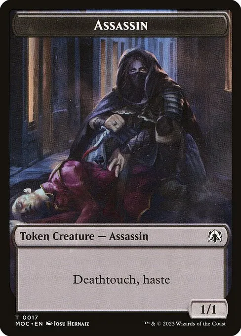 Assassin · March of the Machine Commander Tokens 17/46